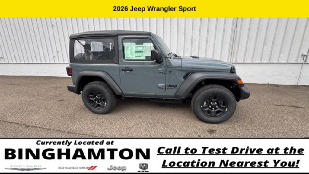 New 2026 Jeep Wrangler Sport Sport Utility