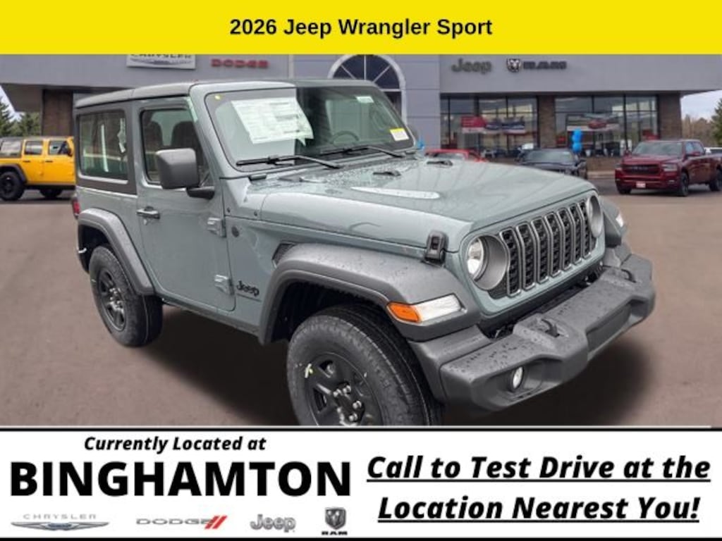 New 2026 Jeep Wrangler Sport Sport Utility