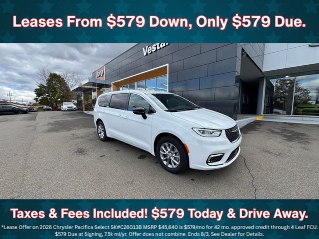New 2026 Chrysler Pacifica Select Passenger Van