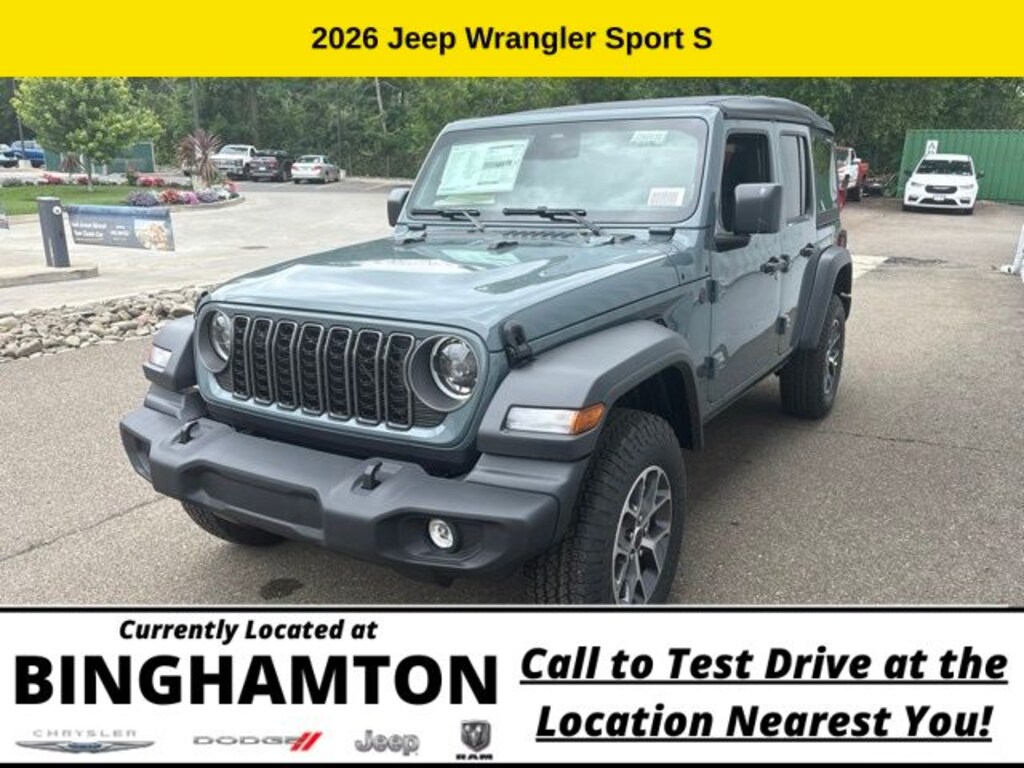 New 2026 Jeep Wrangler Sport S Sport Utility
