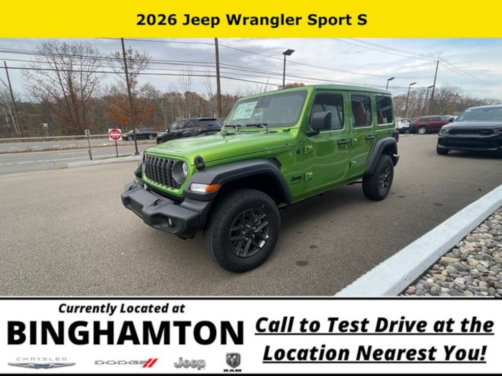 New 2026 Jeep Wrangler Sport S Sport Utility