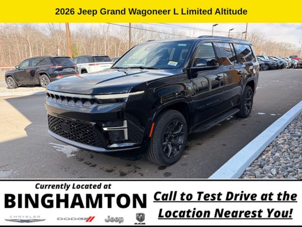 New 2026 Jeep Grand Wagoneer L Limited Altitude Sport Utility