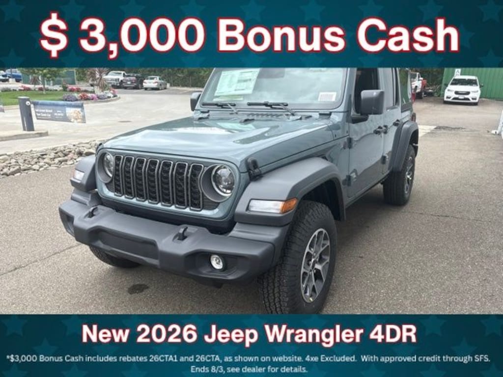 New 2026 Jeep Wrangler Sport S Sport Utility