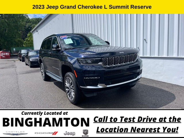 Used 2023 Jeep Grand Cherokee L Summit Reserve with VIN 1C4RJKEG0P8808513 for sale in Binghamton, NY