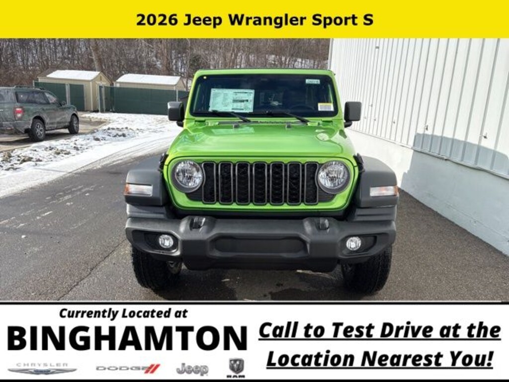 New 2026 Jeep Wrangler Sport S Sport Utility