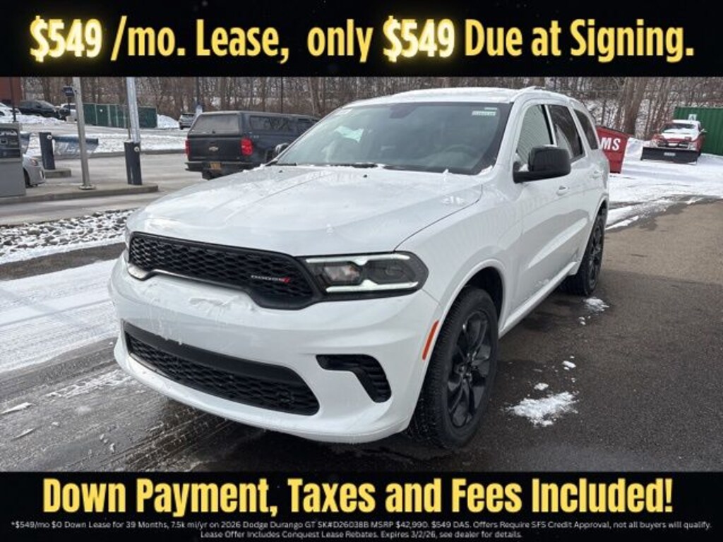 New 2026 Dodge Durango GT Sport Utility