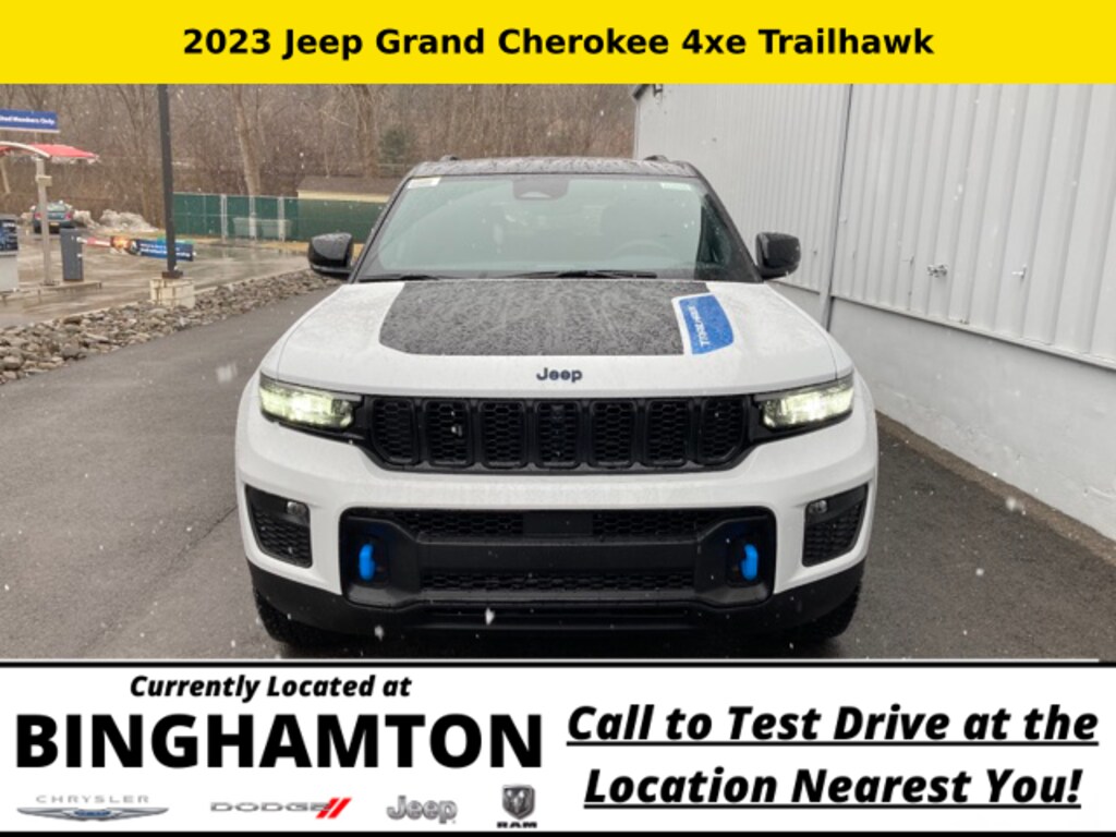New 2023 Jeep Grand Cherokee Trailhawk 4xe Sport Utility