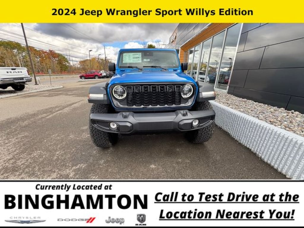 New 2024 Jeep Wrangler Willys Sport Utility
