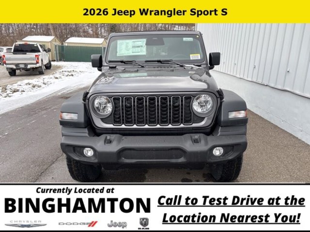 New 2026 Jeep Wrangler Sport S Sport Utility