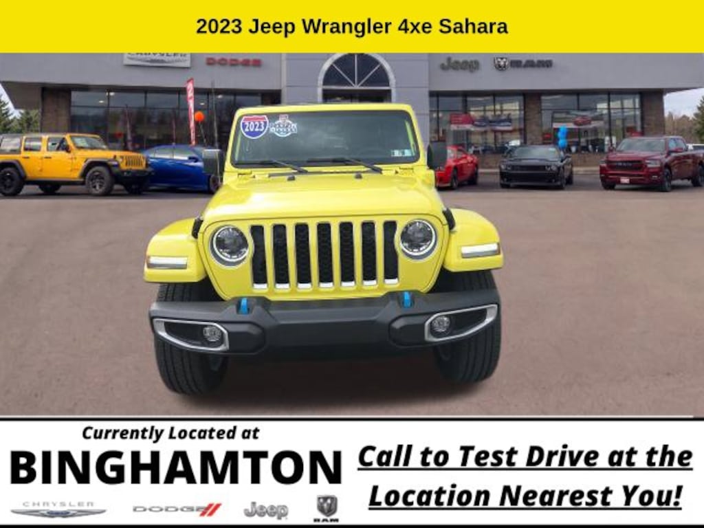 Used 2023 Jeep Wrangler 4xe Sahara SUV