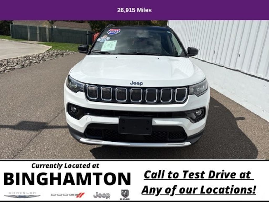 Used 2022 Jeep Compass Limited SUV