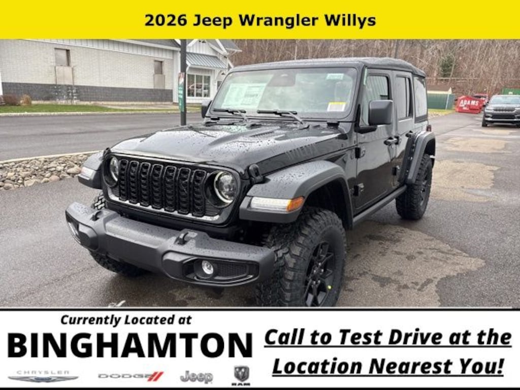 New 2026 Jeep Wrangler Willys Sport Utility