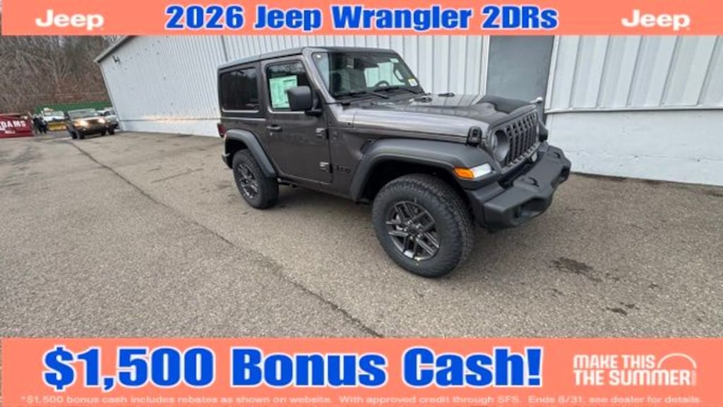 New 2026 Jeep Wrangler Sport S Sport Utility