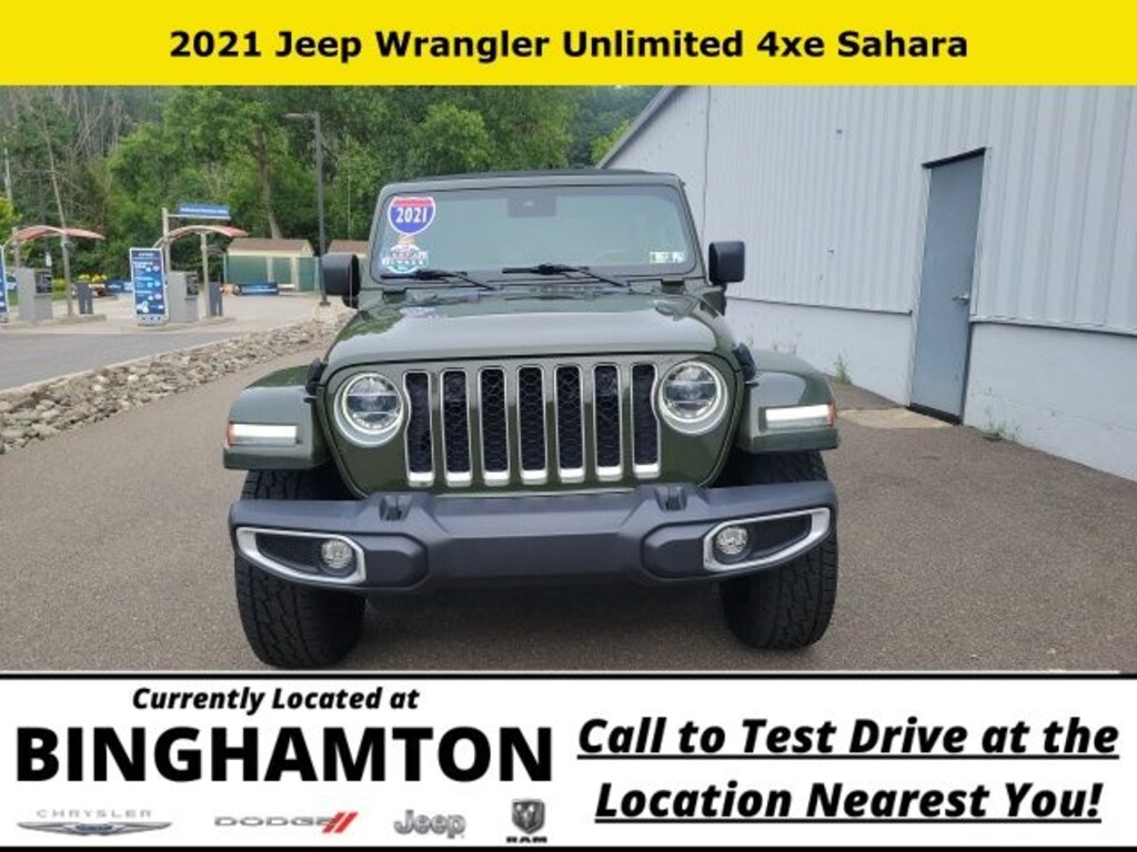 Used 2021 Jeep Wrangler 4xe Sahara SUV