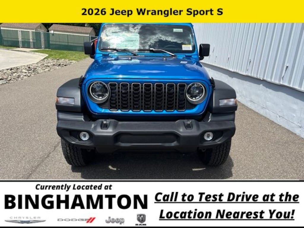 New 2026 Jeep Wrangler Sport S Sport Utility
