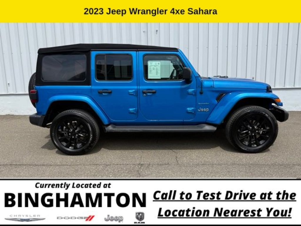 Used 2023 Jeep Wrangler 4xe Sahara SUV