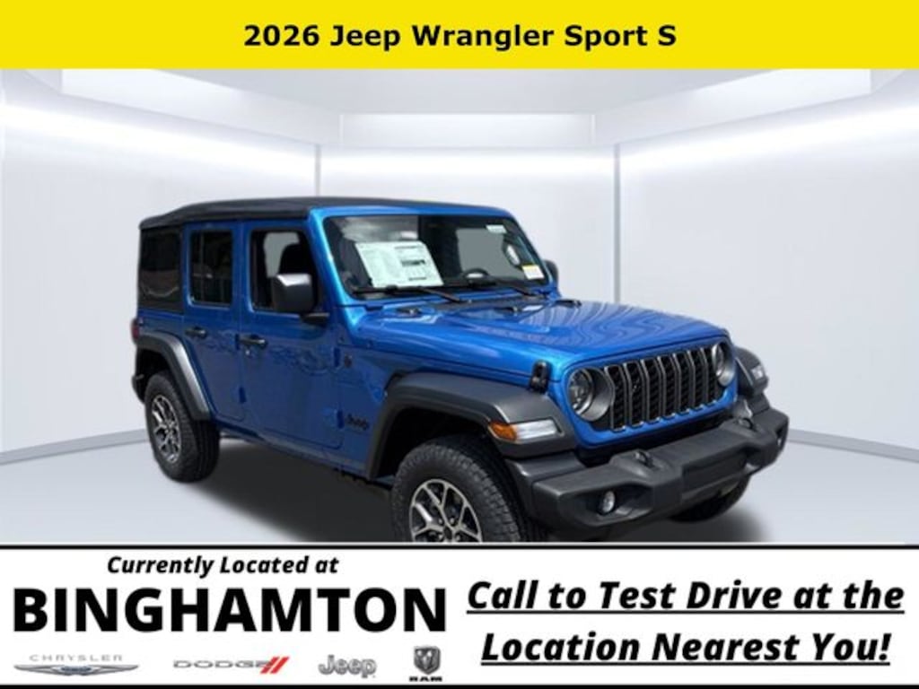 New 2026 Jeep Wrangler Sport S Sport Utility