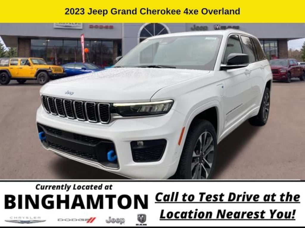 New 2023 Jeep Grand Cherokee Overland 4xe Sport Utility