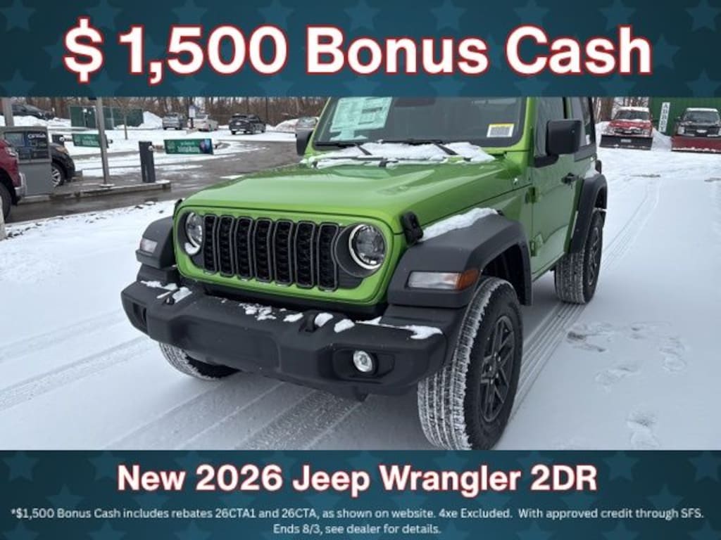 New 2026 Jeep Wrangler Sport S Sport Utility