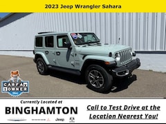 Used 2023 Jeep Wrangler 4-DOOR SAHARA 4X4 SUV for sale in Binghamton, NY