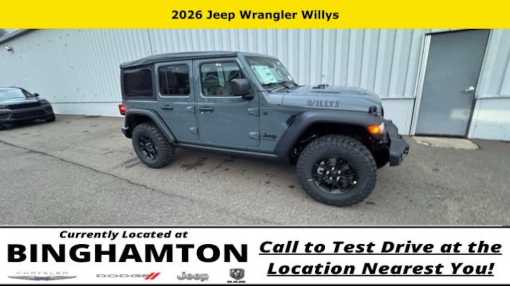 New 2026 Jeep Wrangler Willys Sport Utility