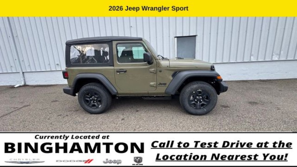 New 2026 Jeep Wrangler Sport Sport Utility