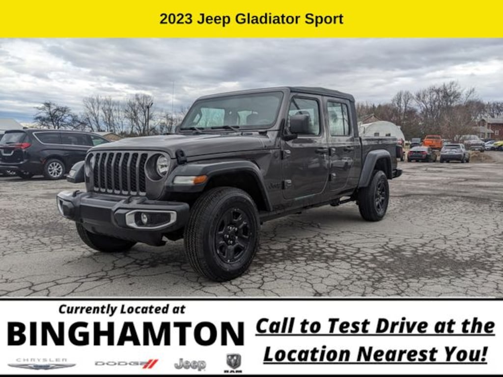 Used 2023 Jeep Gladiator Sport Truck Crew Cab