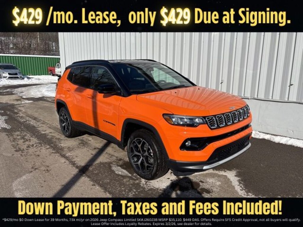 New 2026 Jeep Compass Limited Sport Utility