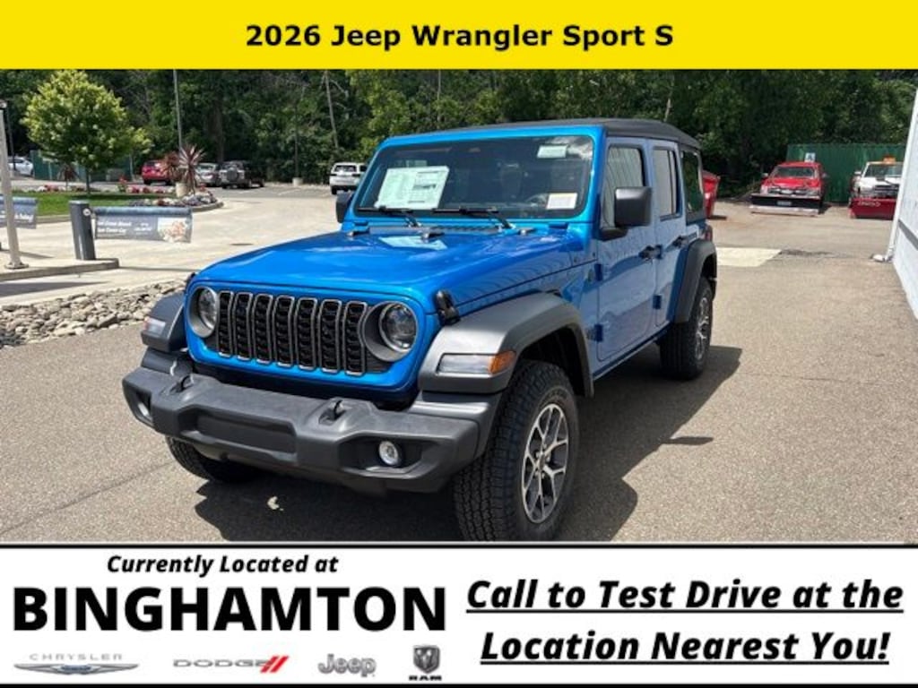 New 2026 Jeep Wrangler Sport S Sport Utility