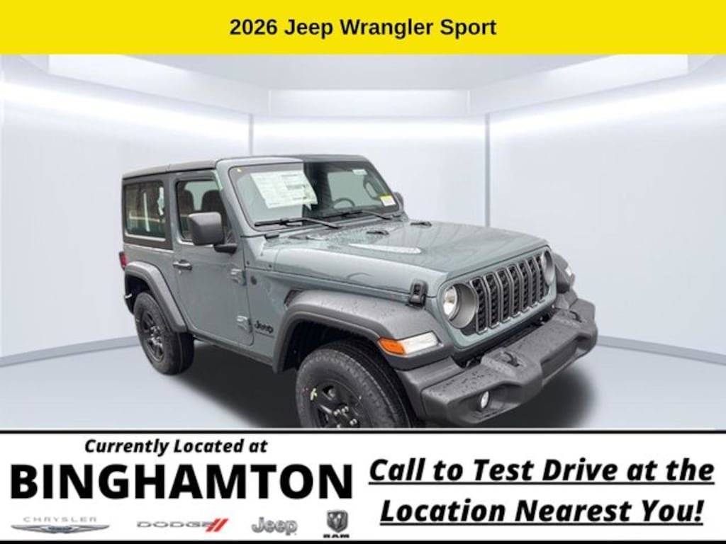 New 2026 Jeep Wrangler Sport Sport Utility