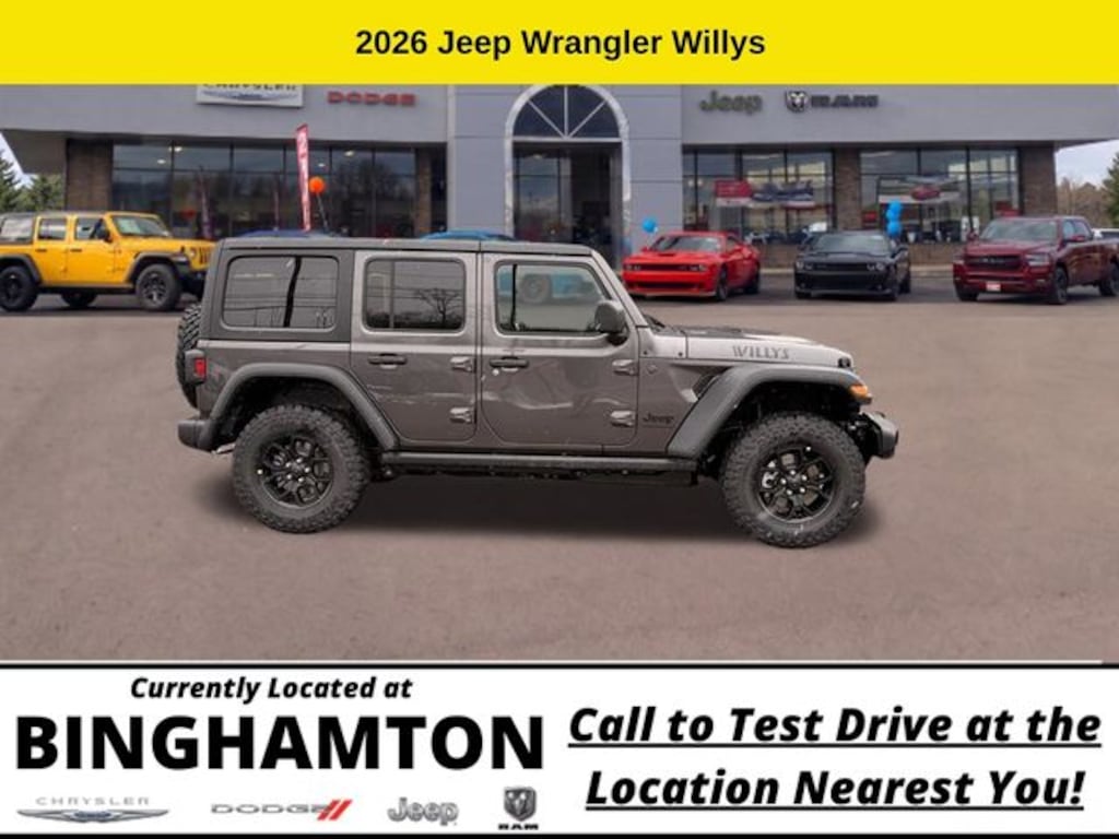 New 2026 Jeep Wrangler Willys Sport Utility