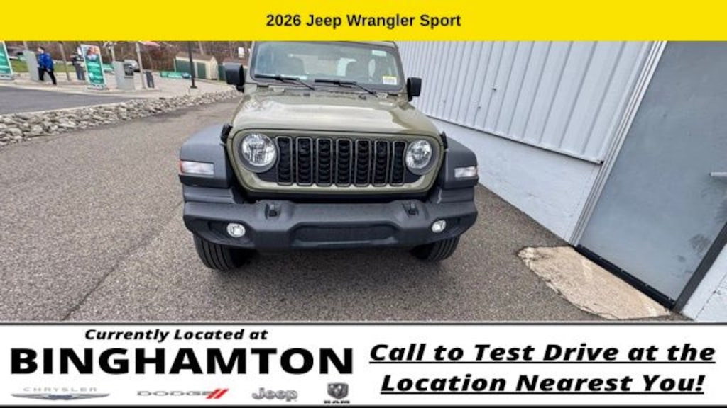 New 2026 Jeep Wrangler Sport Sport Utility