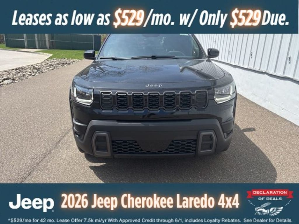 New 2026 Jeep Cherokee Laredo Sport Utility