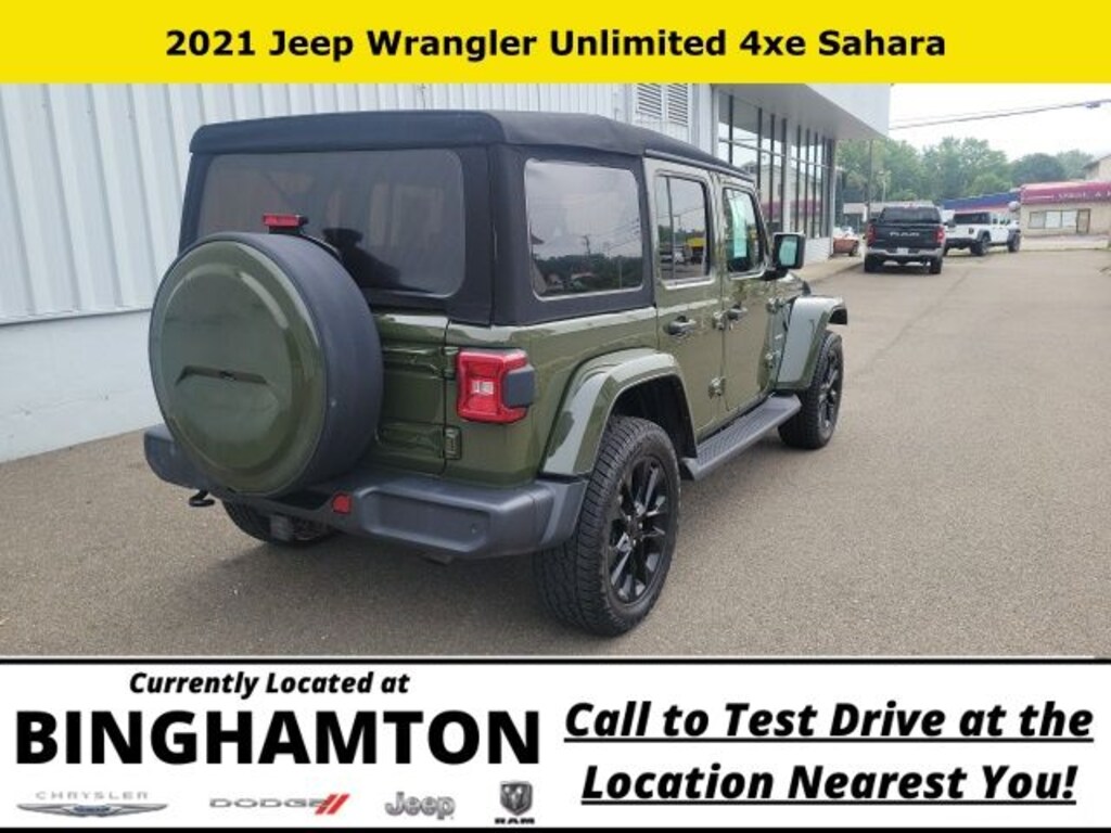 Used 2021 Jeep Wrangler 4xe Sahara SUV