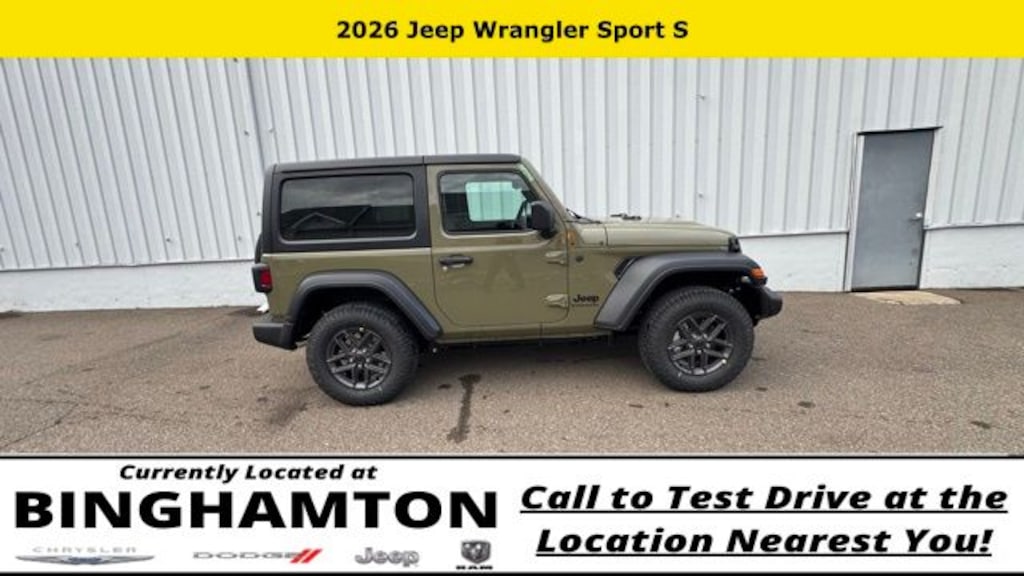 New 2026 Jeep Wrangler Sport S Sport Utility