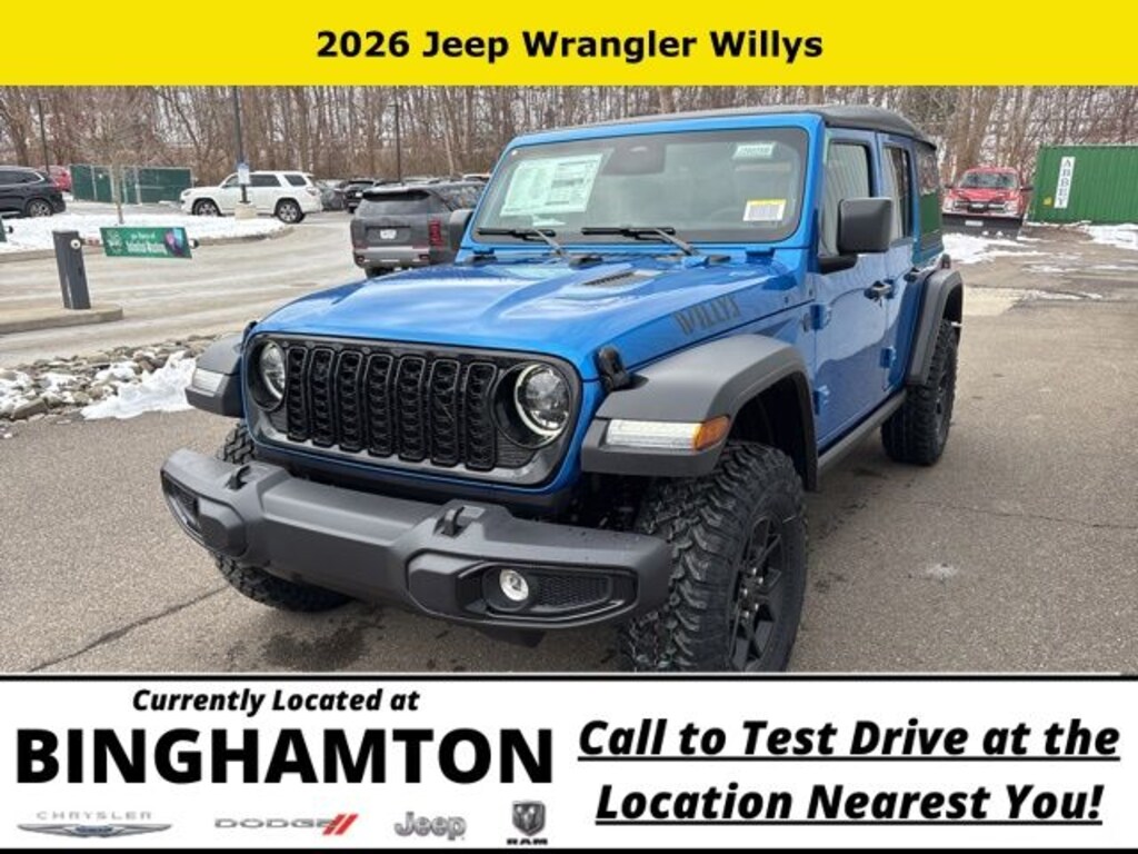 New 2026 Jeep Wrangler Willys Sport Utility