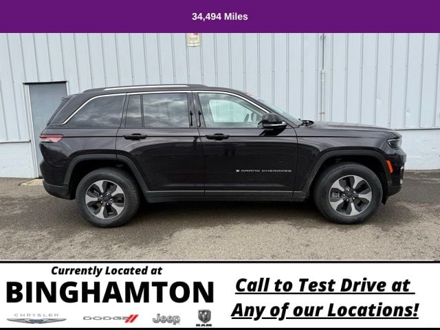 Used 2022 Jeep Grand Cherokee 4xe with VIN 1C4RJYB63N8756452 for sale in Binghamton, NY
