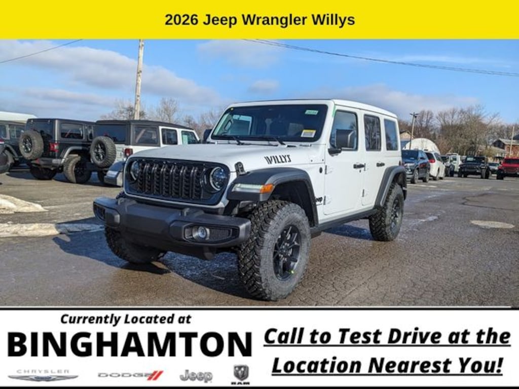 New 2026 Jeep Wrangler Willys Sport Utility