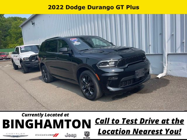 Used 2022 Dodge Durango GT Plus with VIN 1C4RDJDG7NC135037 for sale in Binghamton, NY