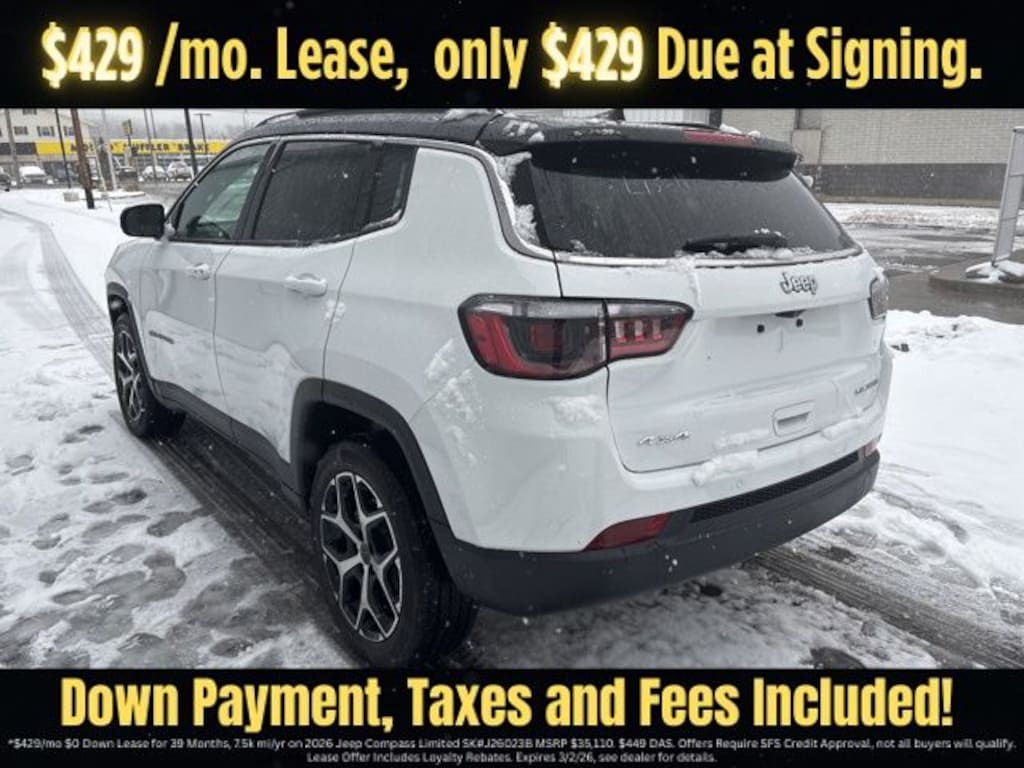 New 2026 Jeep Compass Limited Sport Utility