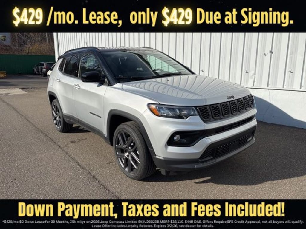 New 2026 Jeep Compass Limited Sport Utility