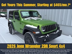 New 2026 Jeep Wrangler Sport S Sport Utility for sale in Binghamton, NY