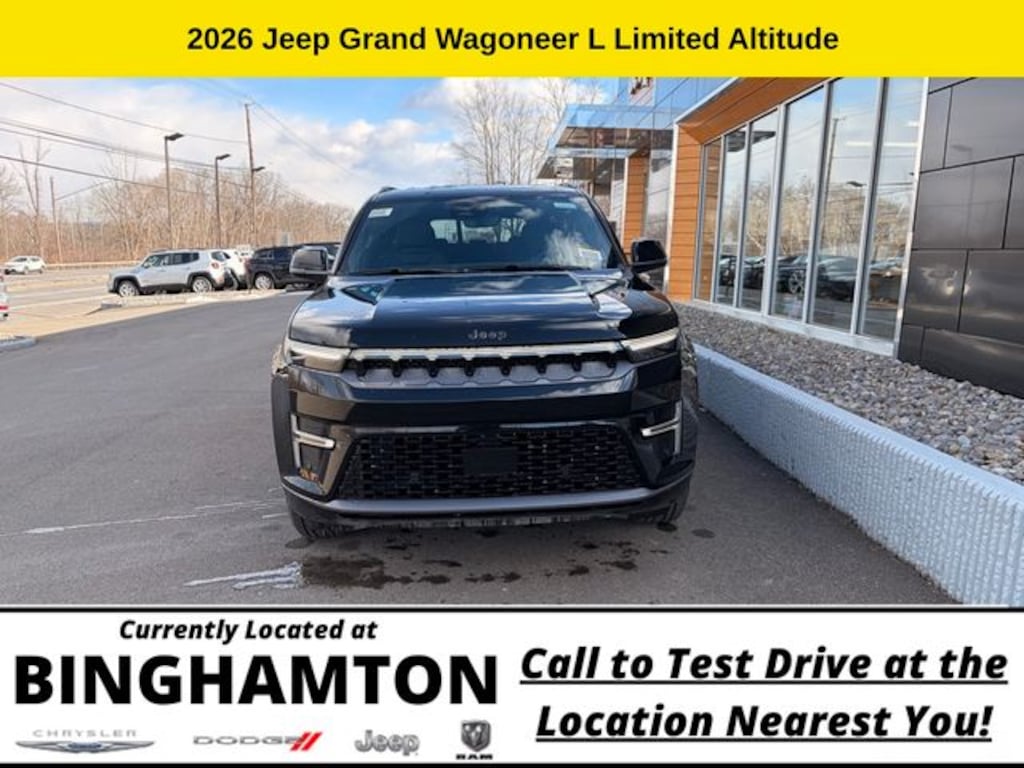 New 2026 Jeep Grand Wagoneer L Limited Altitude Sport Utility