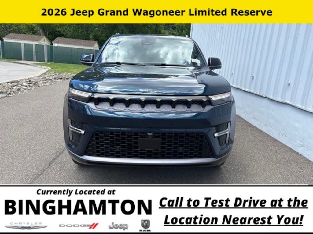 New 2026 Jeep Grand Wagoneer Limited Reserve Sport Utility