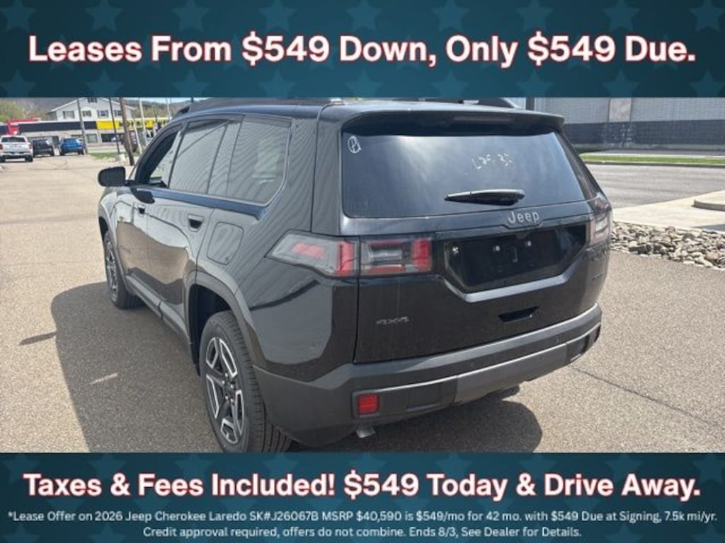 New 2026 Jeep Cherokee Laredo Sport Utility