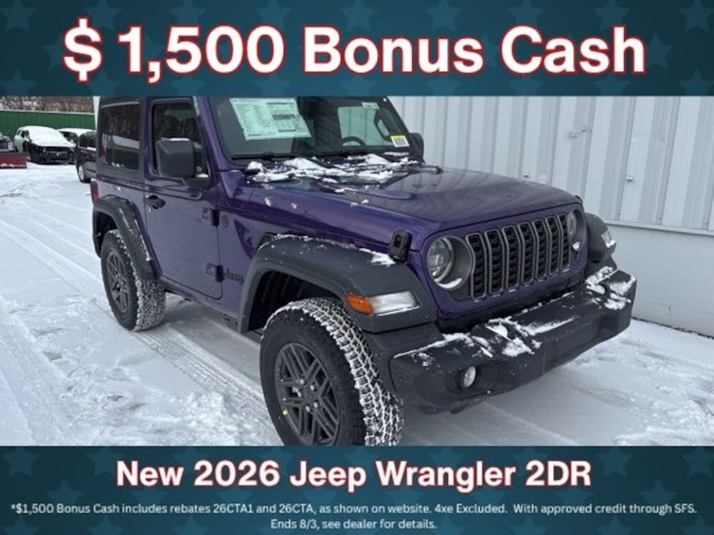 New 2026 Jeep Wrangler Sport S Sport Utility