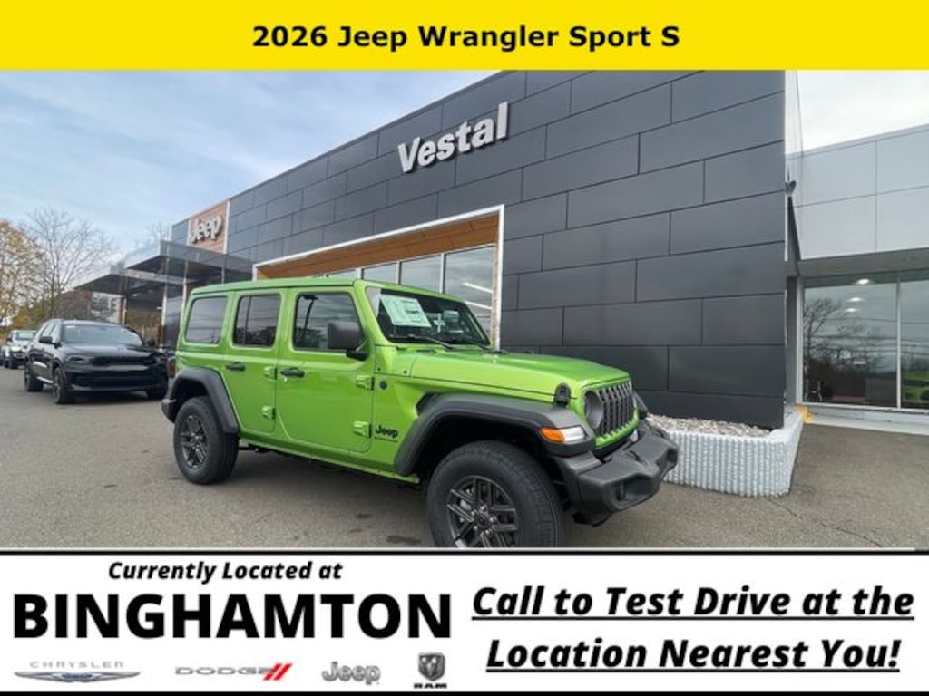 New 2026 Jeep Wrangler Sport S Sport Utility