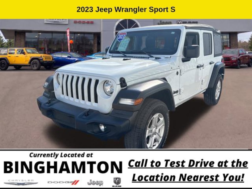 Used 2023 Jeep Wrangler Sport SUV