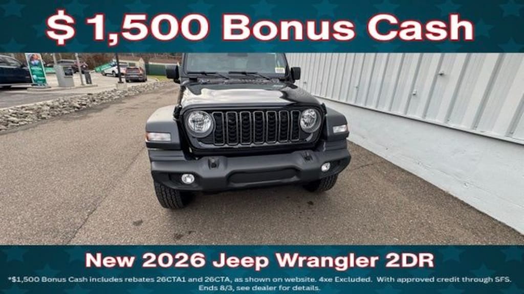 New 2026 Jeep Wrangler Sport S Sport Utility