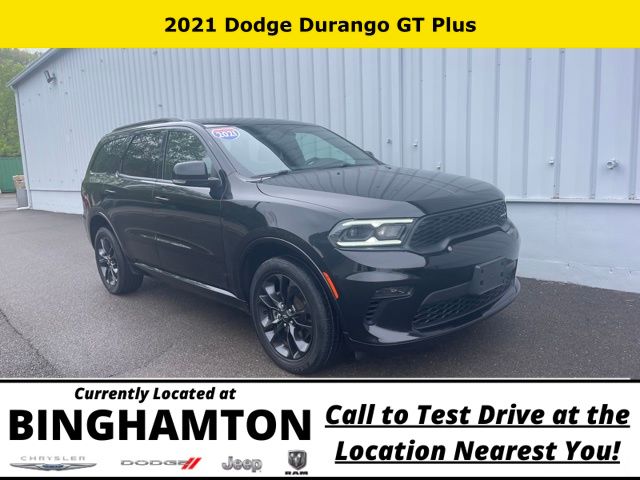 Used 2021 Dodge Durango GT Plus with VIN 1C4RDJDG7MC716567 for sale in Binghamton, NY